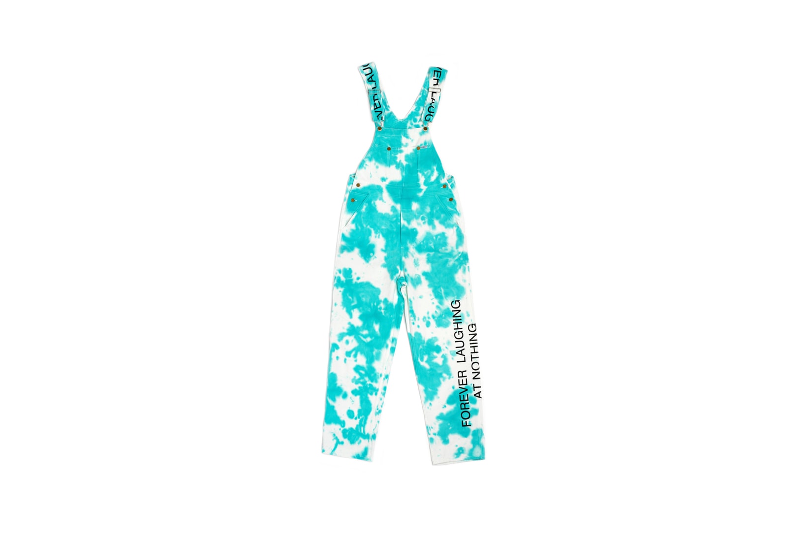 FLAN Tie Dye Collection Overall Blue
