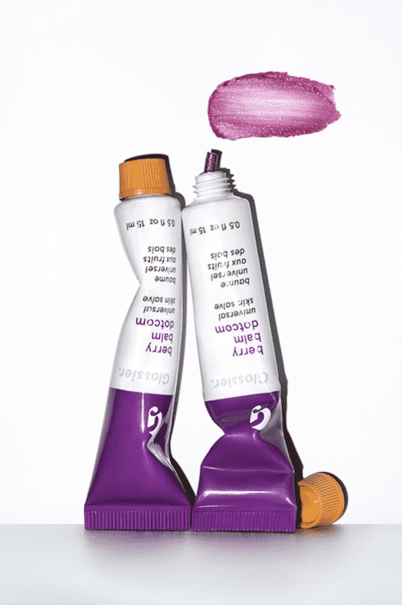 Glossier Balm Dotcom Berry Flavour Scent Release Makeup Beauty Skincare Lips