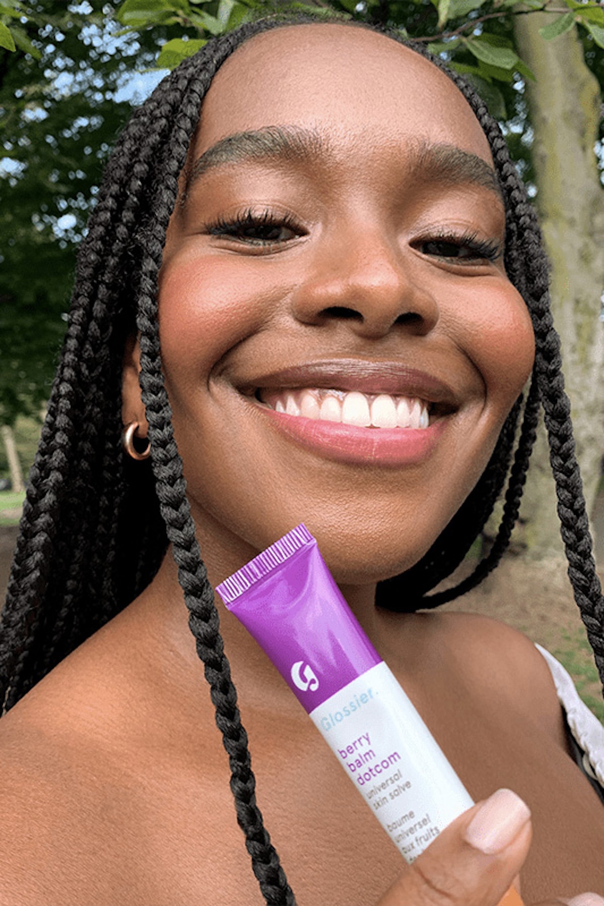 Glossier Balm Dotcom Berry Flavour Scent Release Makeup Beauty Skincare Lips 
