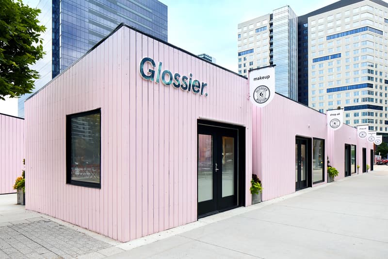 Glossier Boston Pop Up Store Beauty Skincare Products