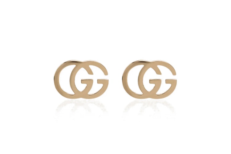Treat Yourself to Gucci's 18K Gold Logo Earrings
