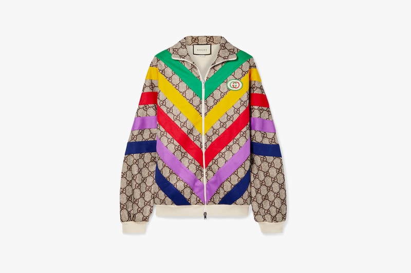 Gucci Jumbo GG-pattern Web-striped Hooded Jacket