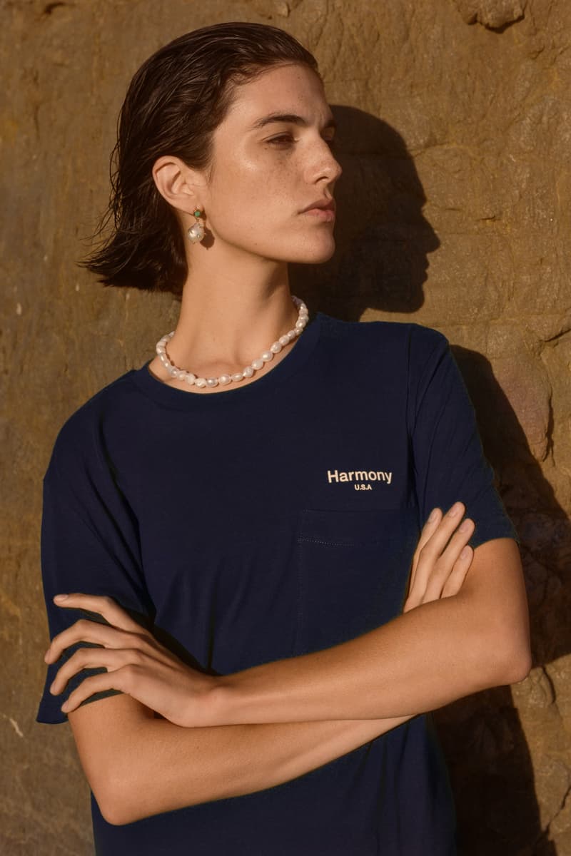 Harmony Paris USA Season 02 Campaign T Shirt Blue