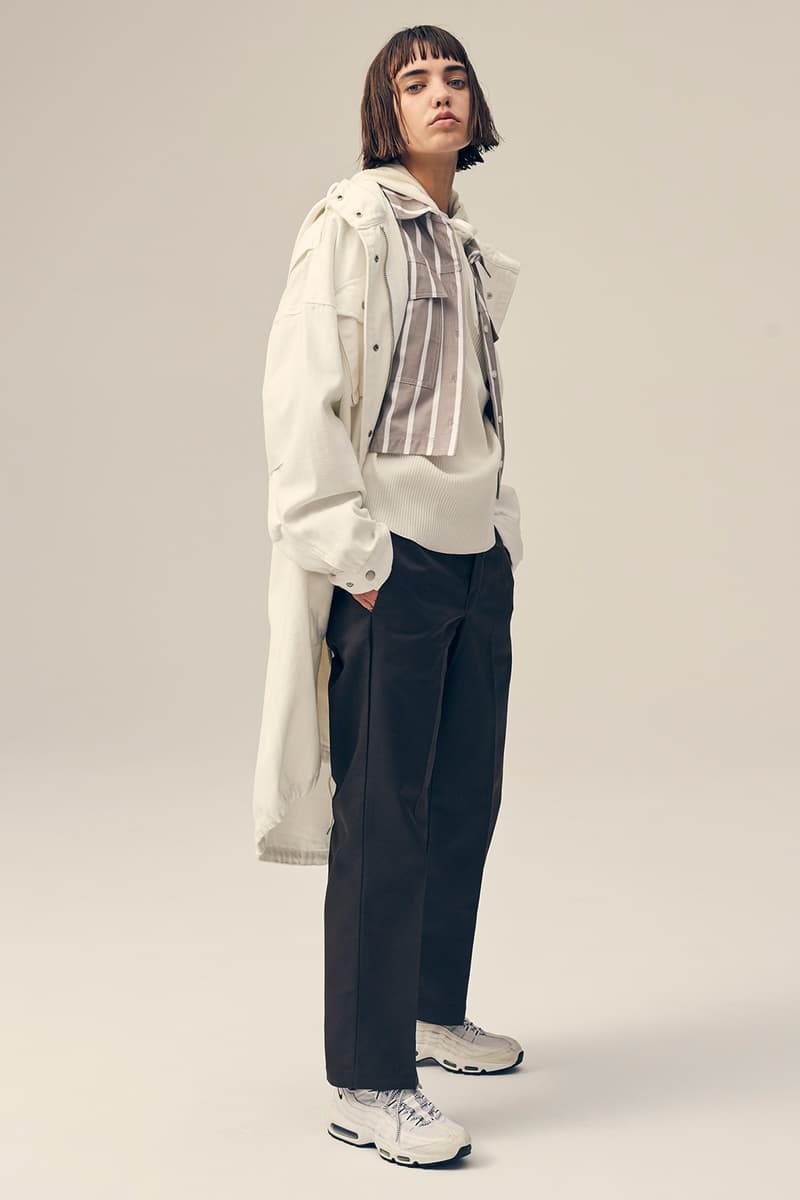 huf womens collection fall lookbook denim jackets coats jumpsuits sweaters skirts pants clothes fashion