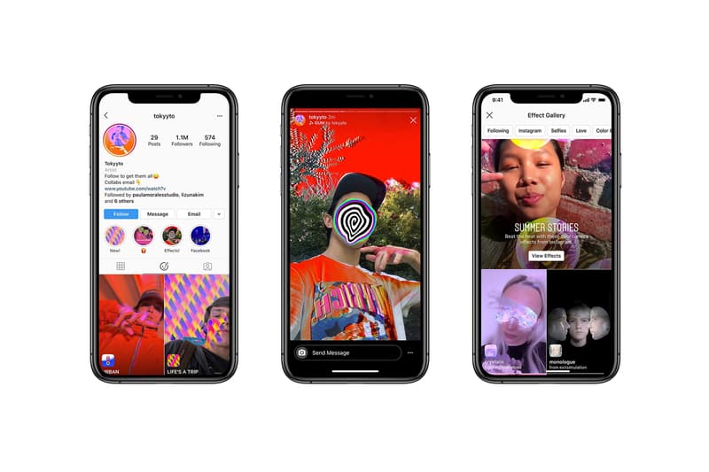 instagram ig stories augmented reality ar phone social media tech technology
