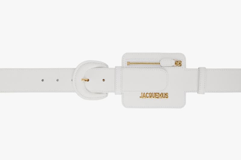 jacquemus le porte ceinture belt tiny mini bag orange black white