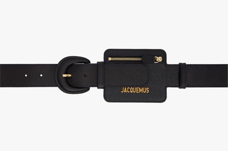 jacquemus le porte ceinture belt tiny mini bag orange black white