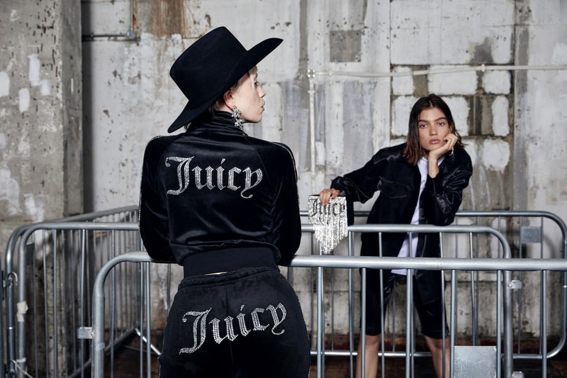 Juicy Couture Spring/Summer 2020 Editorial Collection Tracksuits Aesthetic Elevated New Juicy Suits Rhinestones 