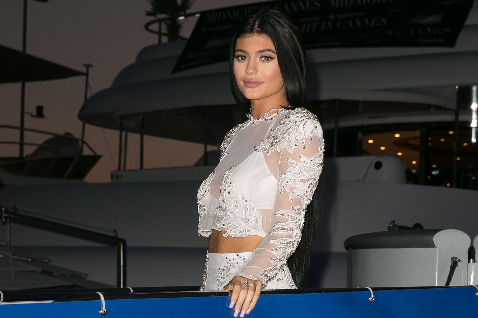kylie jenner birthday super-yacht tranquility luxurious party kardashians bday
