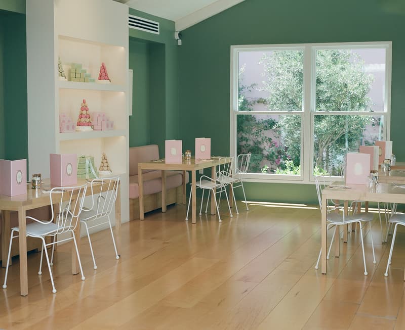 mansur gavriel lauderee cafe dessert interior