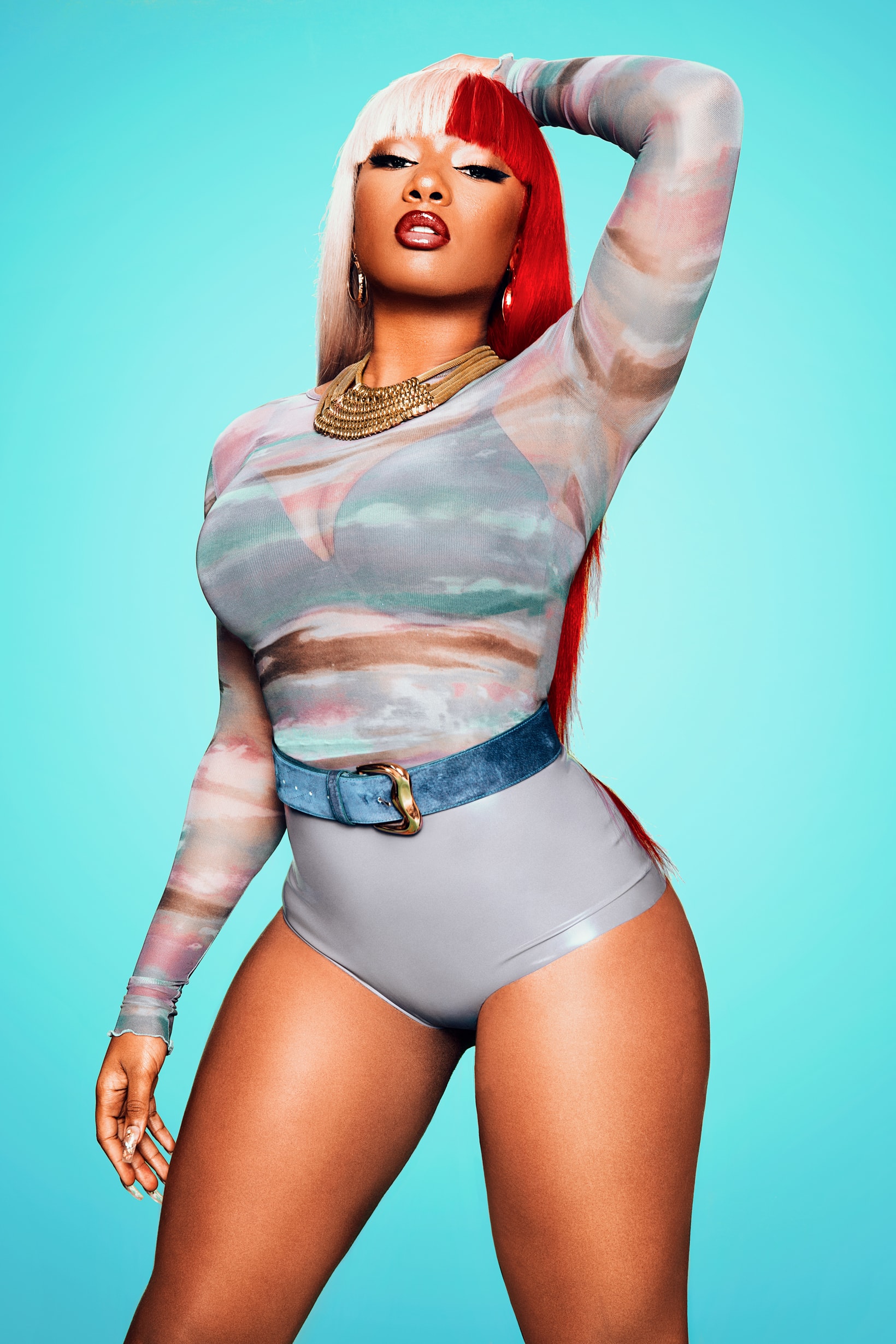 Megan Thee Stallion Paper Magazine Summer 2019 Cover Story Top Blue