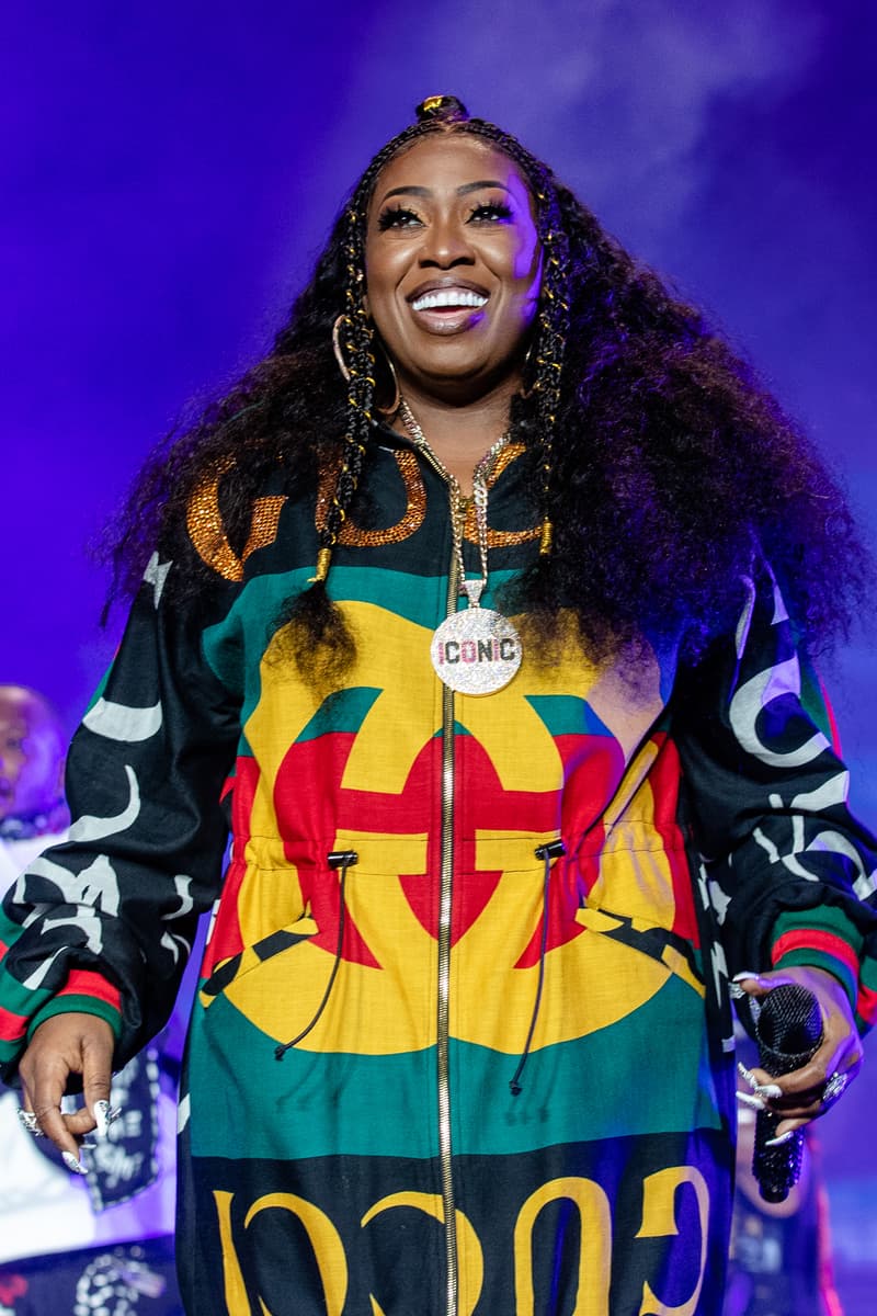 Missy Elliot Essence Festival 2018 Gucci Hoodie Black Gold Red