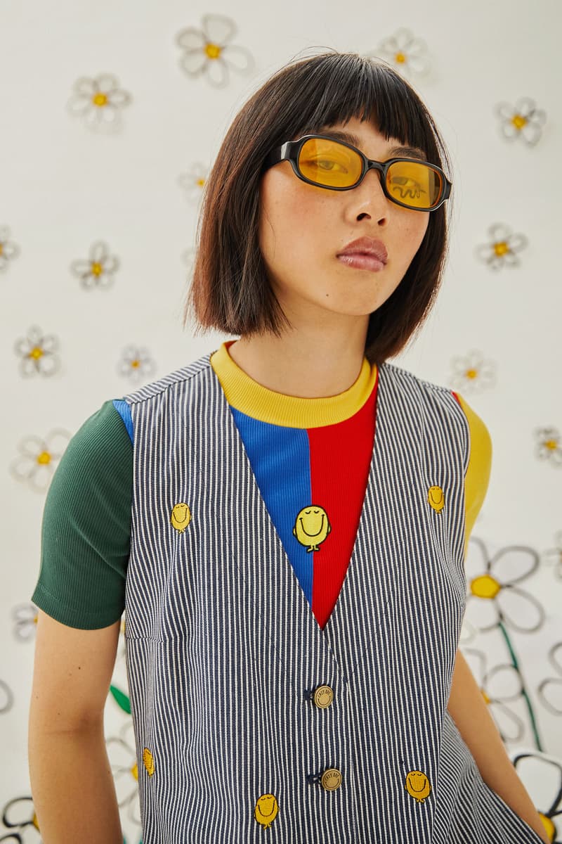 lazy oaf mr men collaboration lazy happy walter the worm cartoon childrens book knitwear pants t-shirts