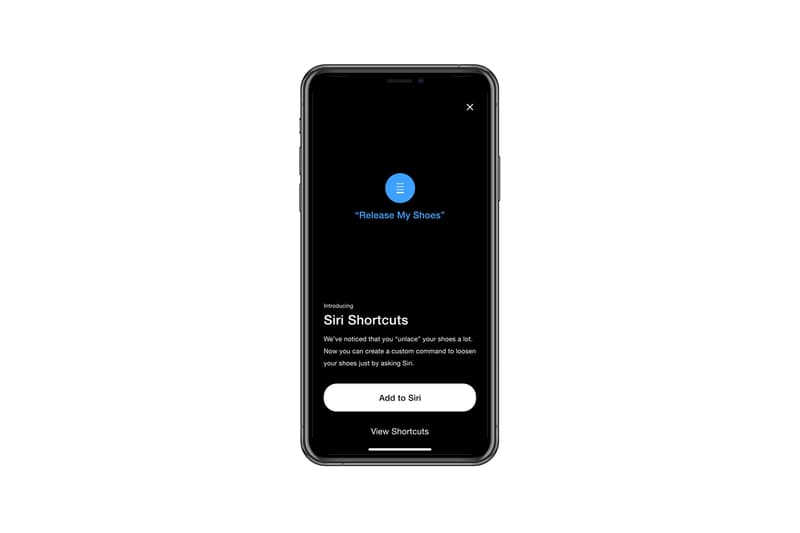 nike adapt huarache phone app sneaker led light glow siri custom tech technology
