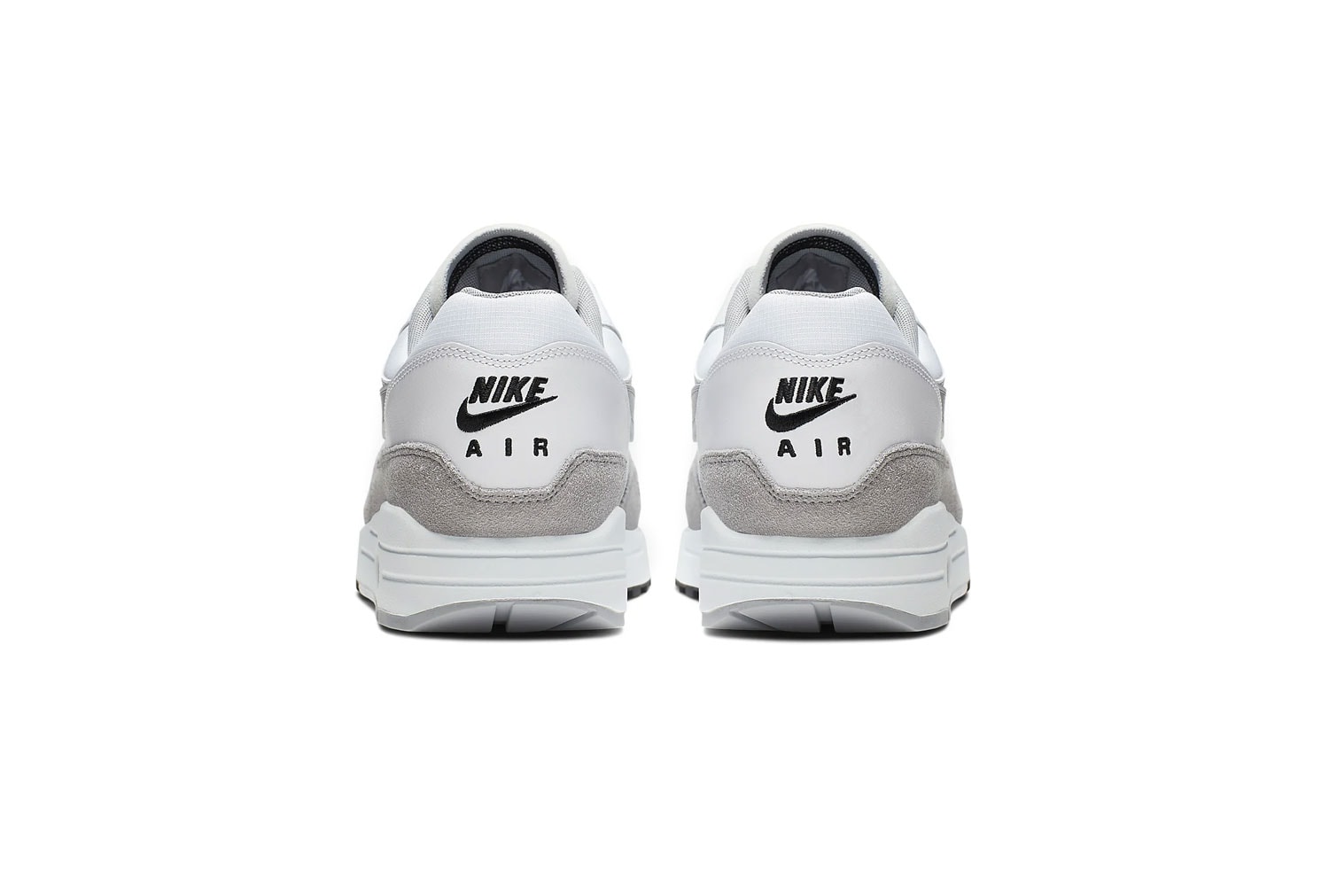 nike air max 1 sneakers monochrome wolf grey white
