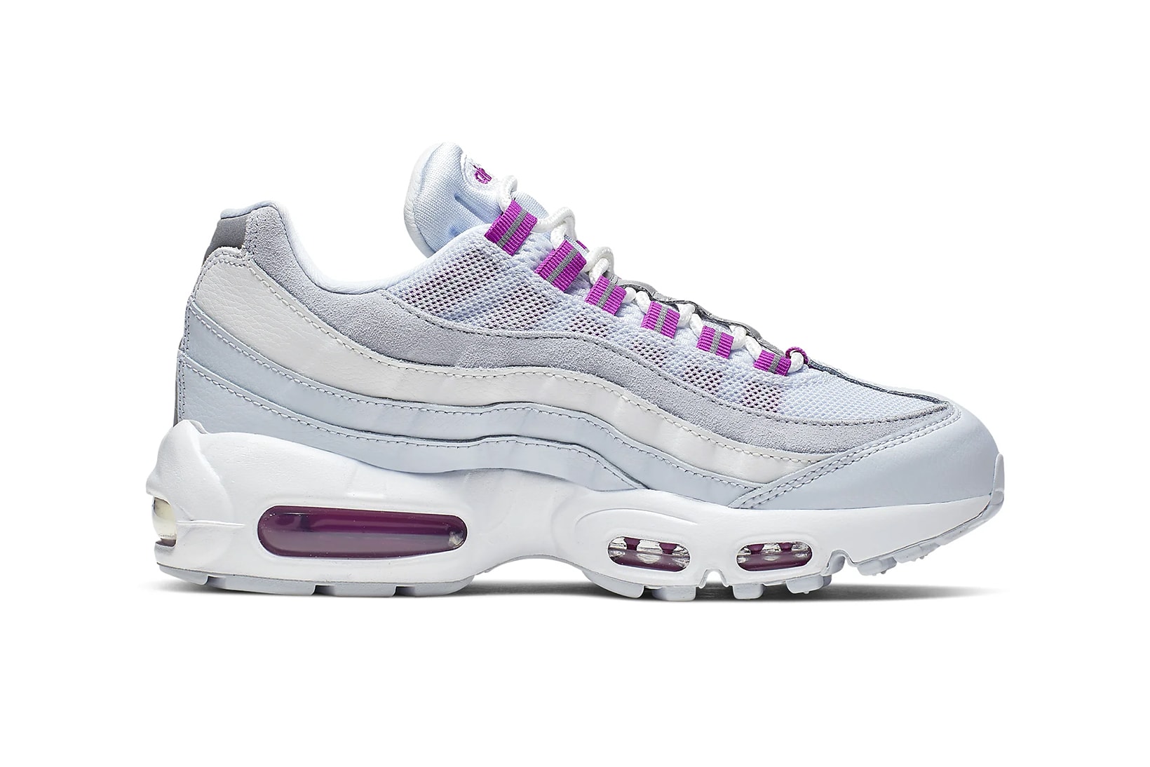 nike air max 95 womens sneakers pastel blue teal purple violet white grey royal pulse hyper violet