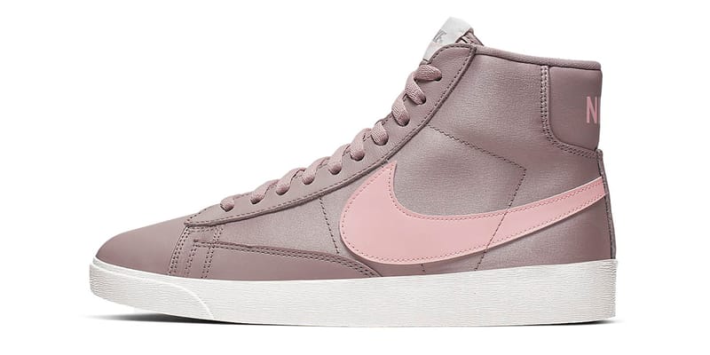 nike pink satin trainers