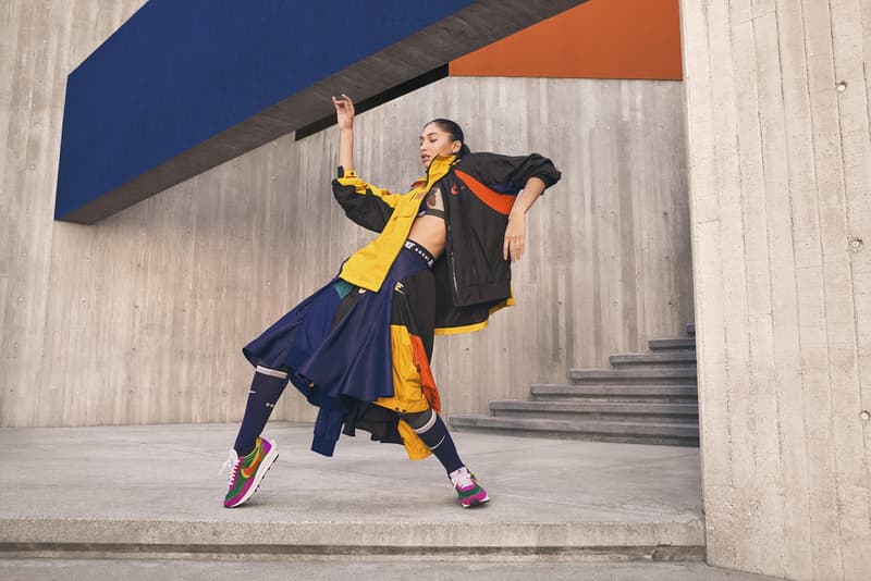 sacai x Nike Full Collection LDV Waffle Blazer Mid Release Date Campaign Naomi Osaka Ad Sneaker Shoe Drop Pink Green Yellow Black White