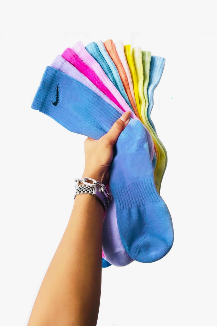 nike tie dye socks samm jo custom handmade