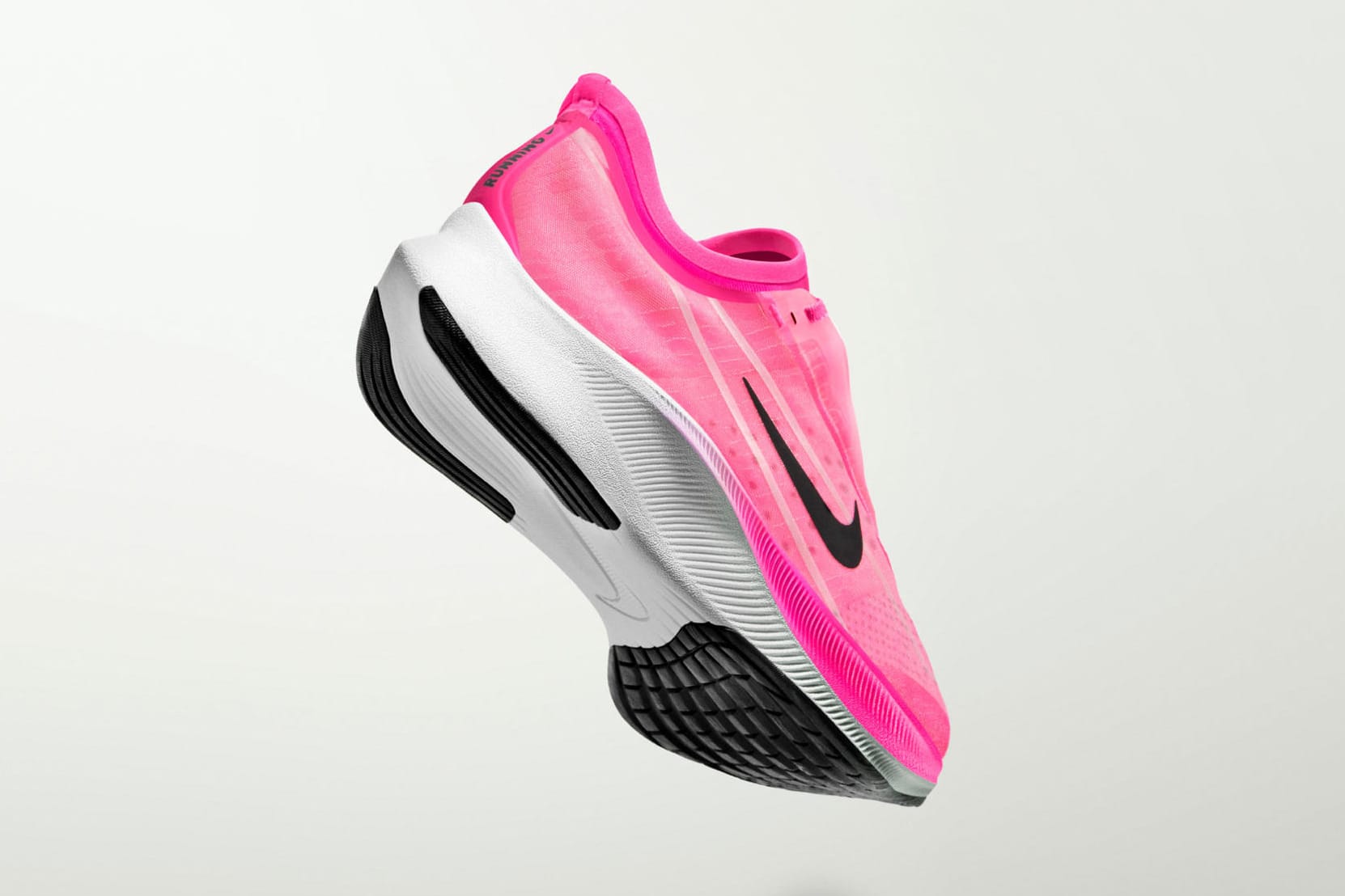 neon pink nike running shoes