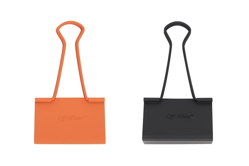 Off-White™'s Binder Clips Are Officially Back in "Orange" and "Black"