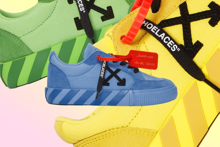 Off-White™ Debuts Exclusive Green Low-Top Logo Sneaker