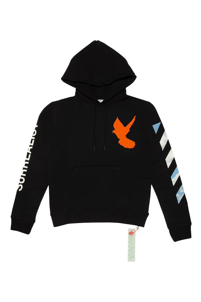 off-white virgil abloh surrealist industrial belt cloud art rene magritte hoodie sobre socks t-shirt