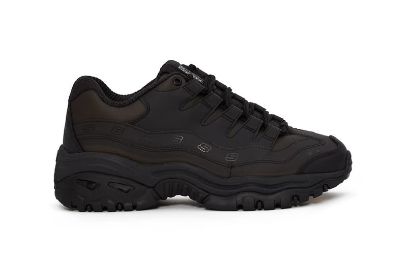 skechers opening ceremony collaboration sneaker white s logo monochrome