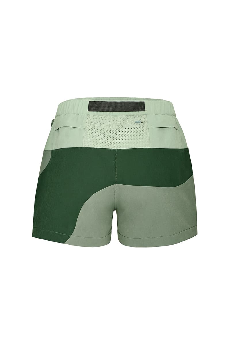 outdoor voices retrek color blacked hike short green