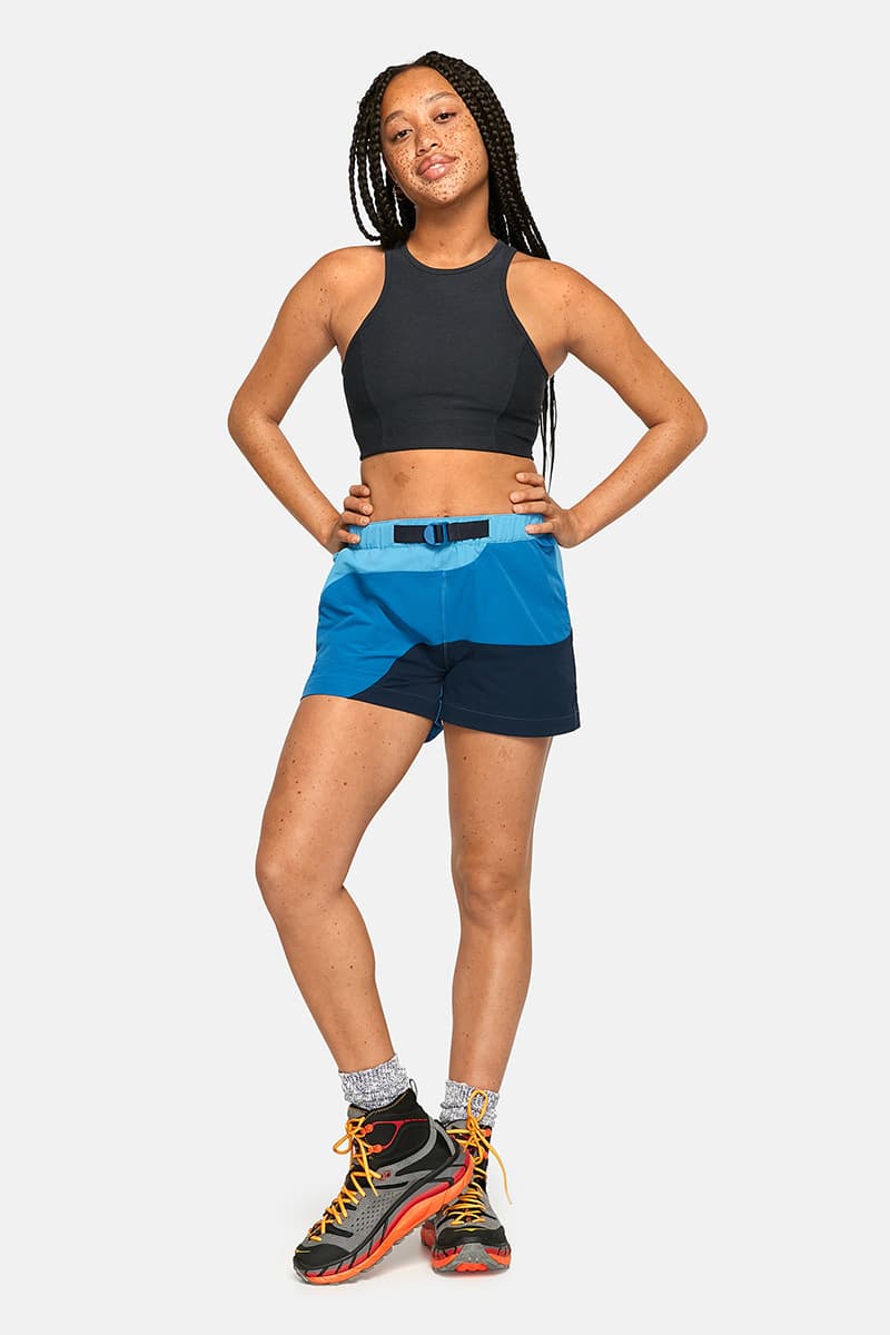 outdoor voices retrek color blacked hike short blue salem mitchell