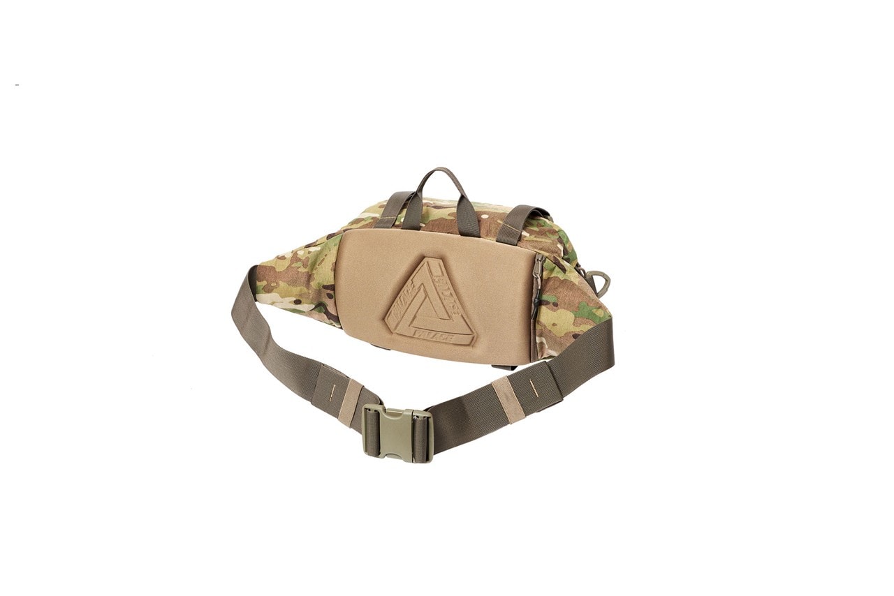 Palace Fall Winter 2019 Drop 2 Fanny Pack Camouflage Green Tan