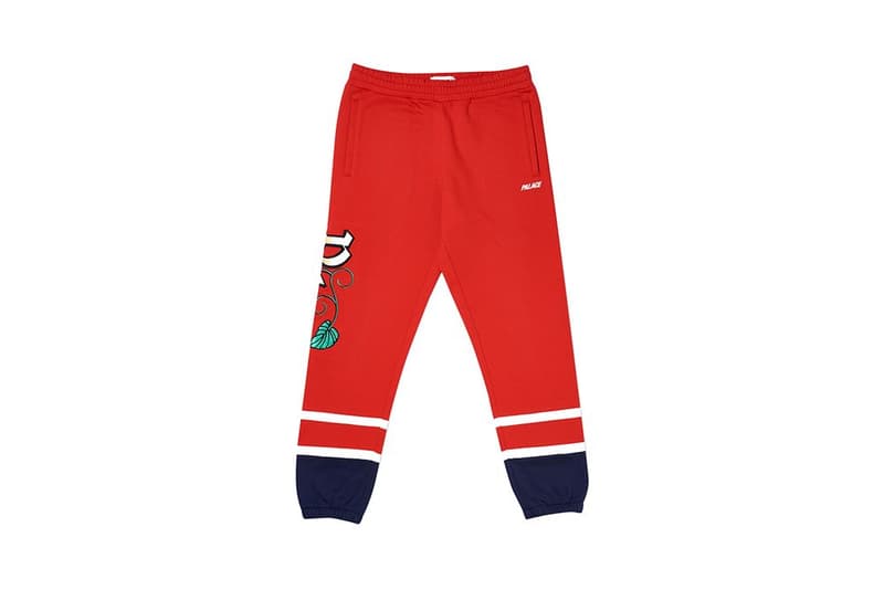 Palace Fall Winter 2019 August Drop 3 Jogger Pants Red