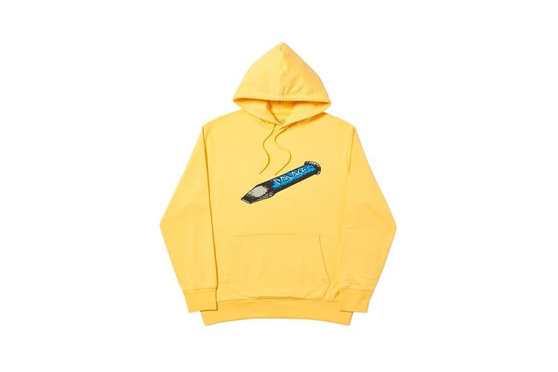 Palace Fall Winter 2019 August Drop 3 Hoodie Yellow