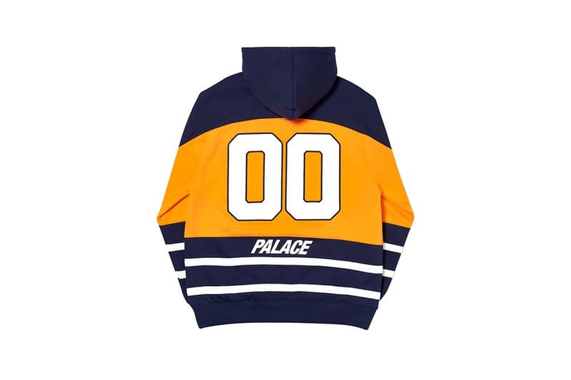 Palace Fall Winter 2019 August Drop 3 Hoodie Blue Yellow