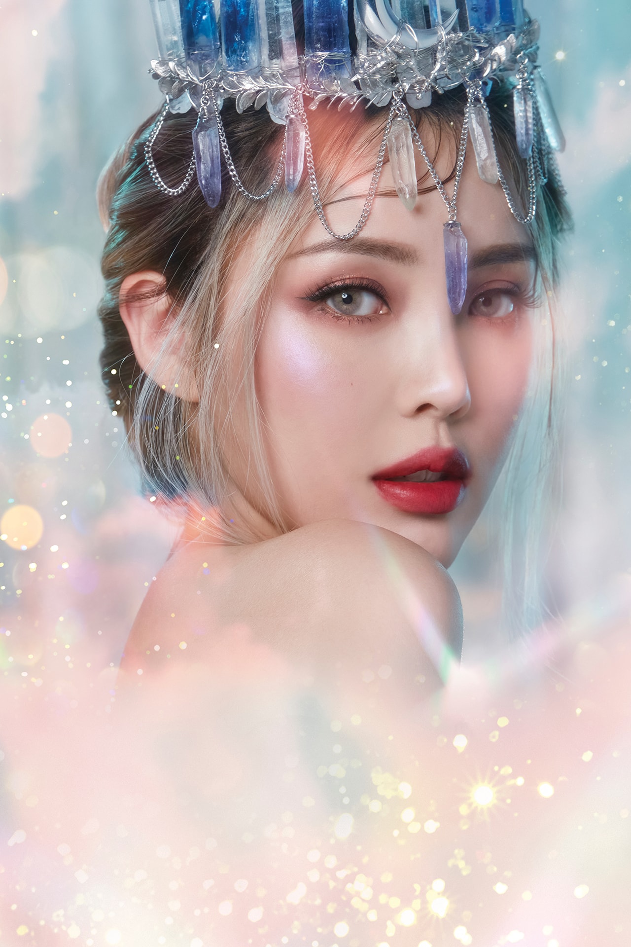 Pony Park Hyemin Mac Cosmetics Collaboration Red Lipstick Korean Makeup Artist Beauty Campaign