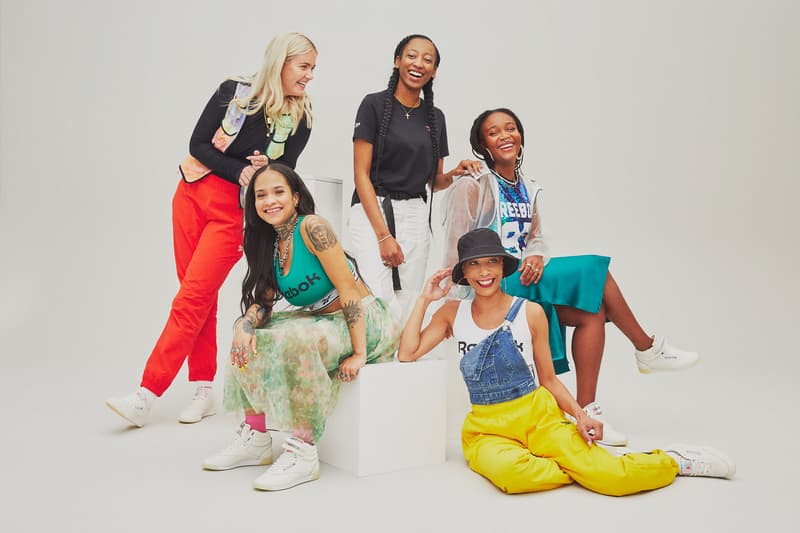 Reebok It's A Man's World Campaign Club C Workout Freestyle Hi Cream Jazerai Allen Lord Kimberly Drew Distortedd Girls On Kicks WondaGurl