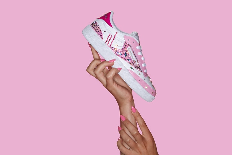 Reebok Drops Limited-Edition "Crystal Coated" Club C Sneakers