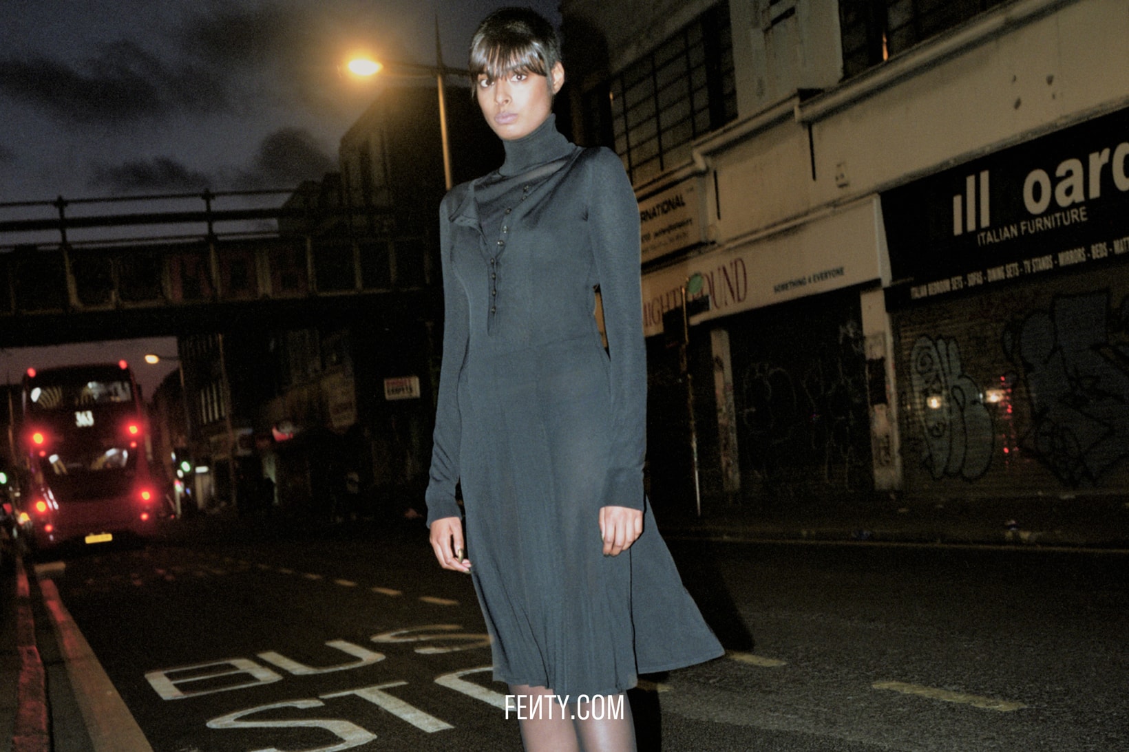 FENTY Release 8-19 Campaign Dress Black