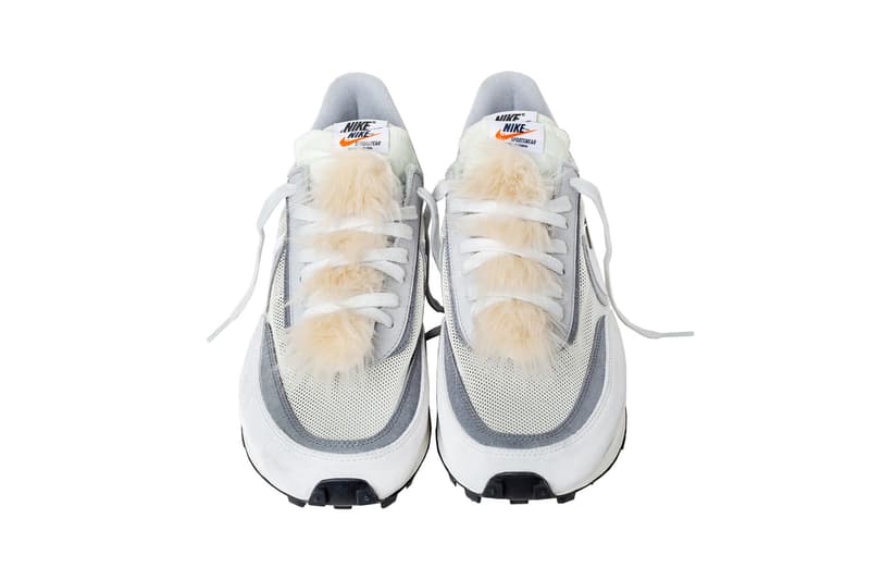 sacai nike ldwaffle daybreak blazer mid sneakers tongue accessories fur zipper aoyama