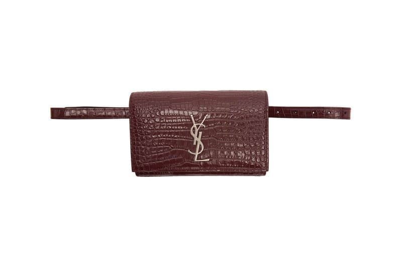 burgundy belt bag