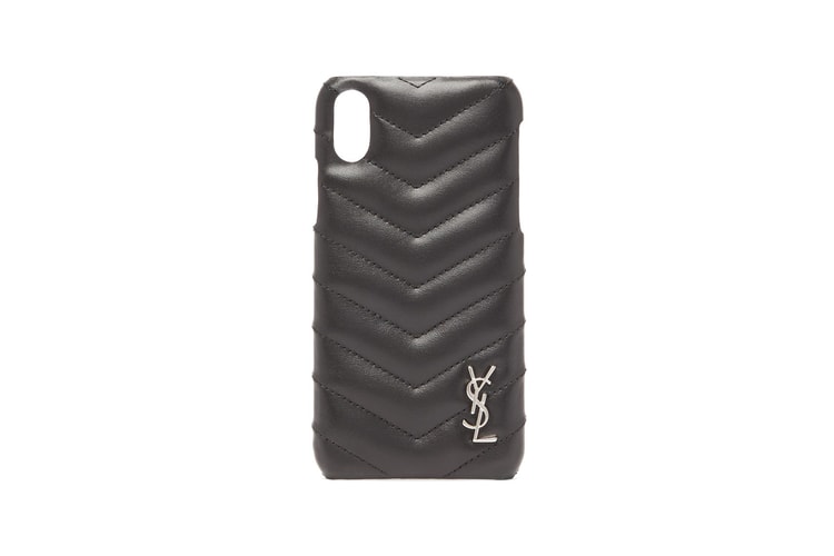 Treat Yourself to Saint Laurent's Quilted Logo iPhone Case
