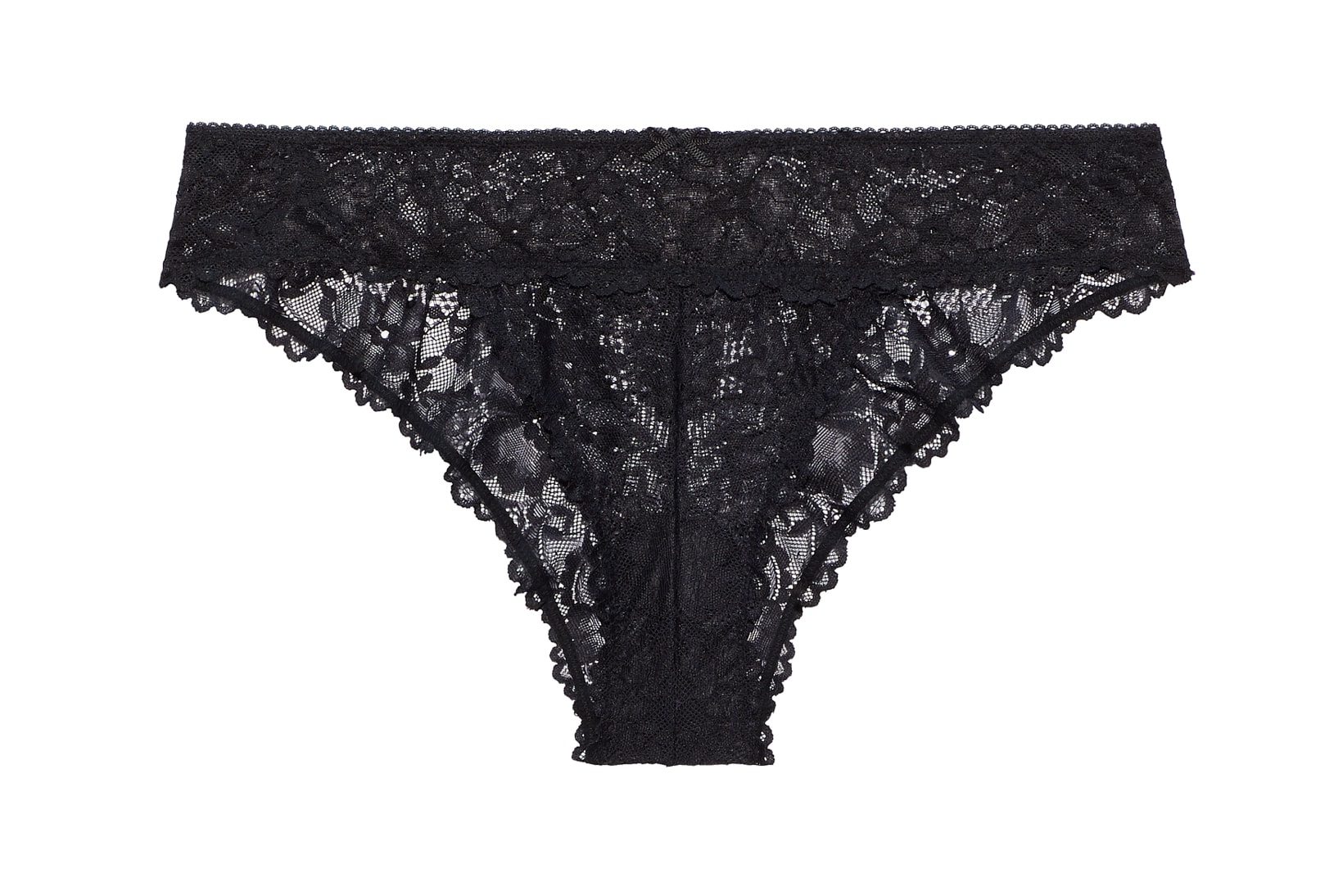 Savage X Fenty Floral Lace Underwear Black