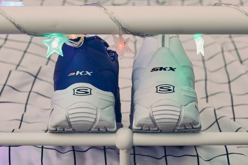 Skechers Energy White Blue Spring Summer 2019 Lookbook