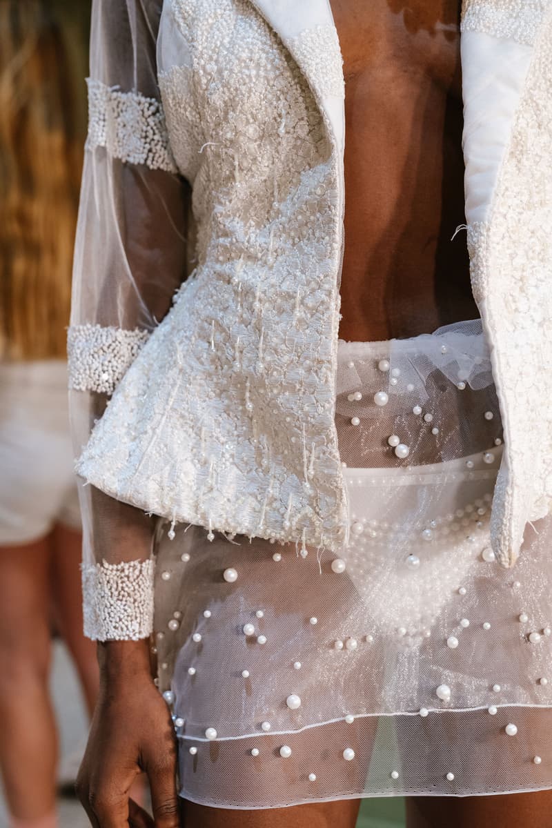 Slashed By Tia Spring Summer 2020 Presentation Jacket Skirt White