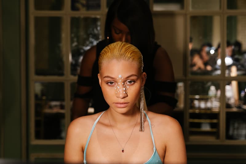 Slashed By Tia Spring Summer 2020 Presentation Top Teal Pearls White