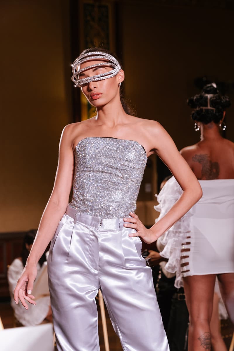 Slashed By Tia Spring Summer 2020 Presentation Top Pants Silver