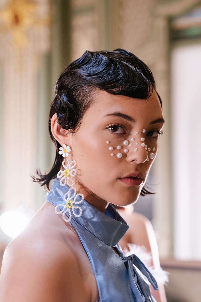 Slashed By Tia Spring Summer 2020 Presentation Top Blue Pearls White