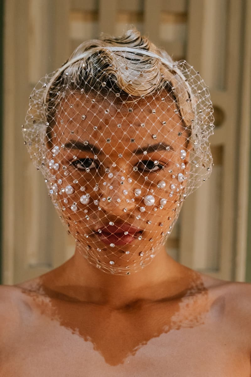Slashed By Tia Spring Summer 2020 Presentation Pearl Mask White