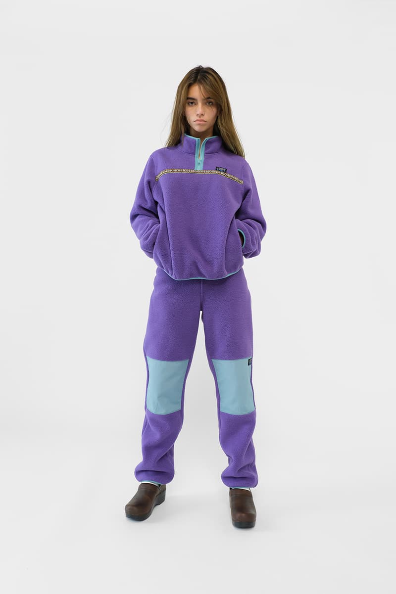 Stussy Womens Fall Winter 2019 Collection Lookbook Sweater Pants Blue Purple