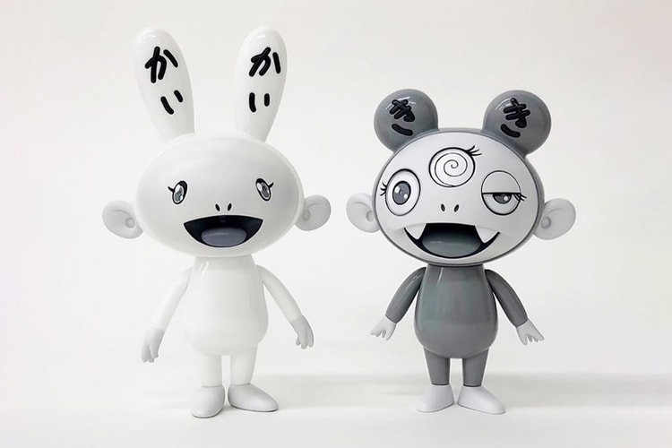 Takashi Murakami Teases New Black & White Signature 'Kaikai' & 'Kiki' Figures